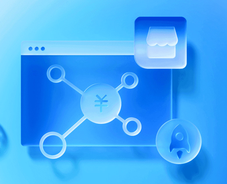 A network diagram routing a payment to its destination